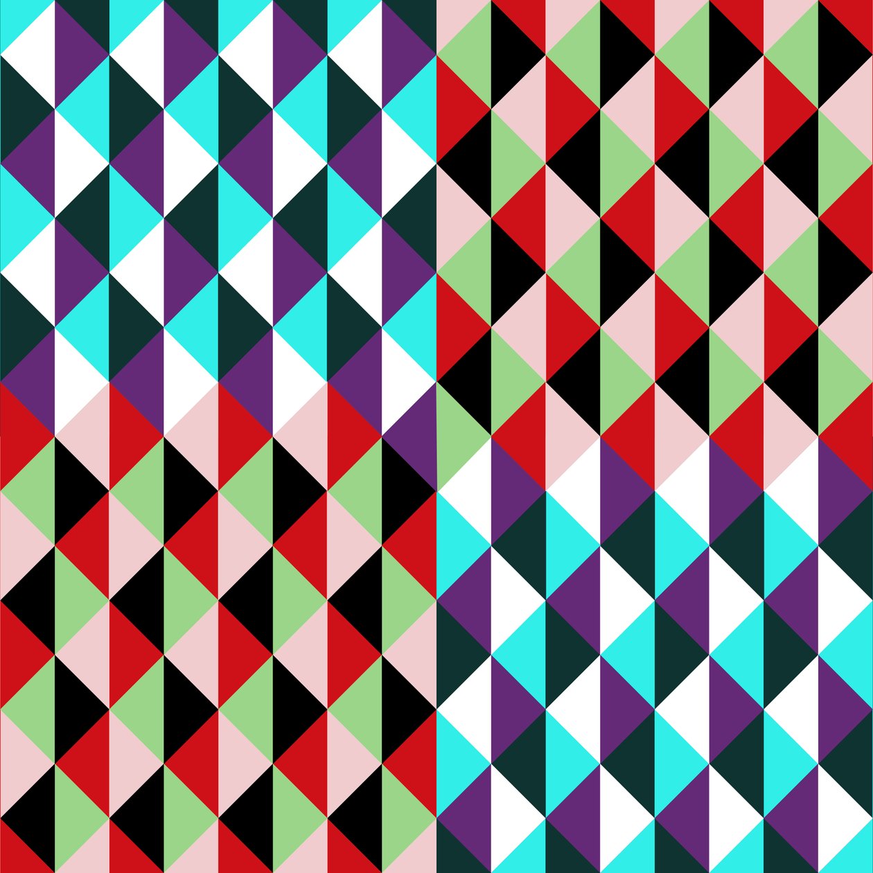 Design têxtil decorativo, 2016 (digital) de Neale Osborne