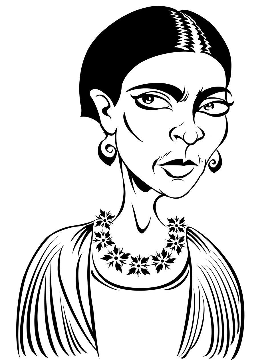 Frida Kahlo (digital) de Neale Osborne
