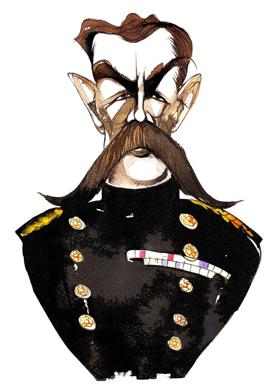 Nascido na Irlanda, British Field Marshall, Primeiro Earl Kitchener de Neale Osborne
