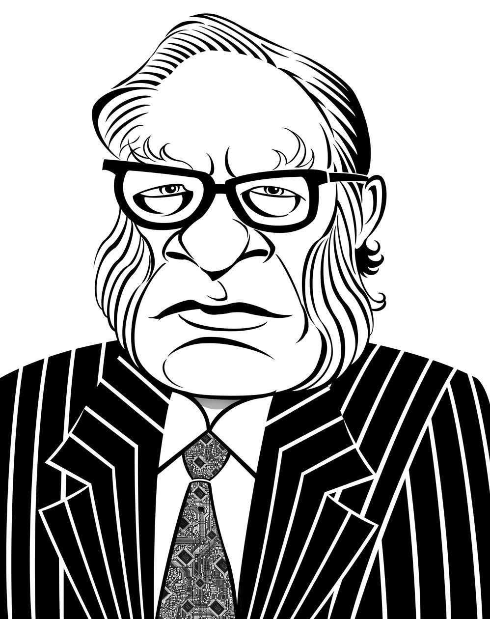 Isaac Asimov, 2019 (digital) de Neale Osborne