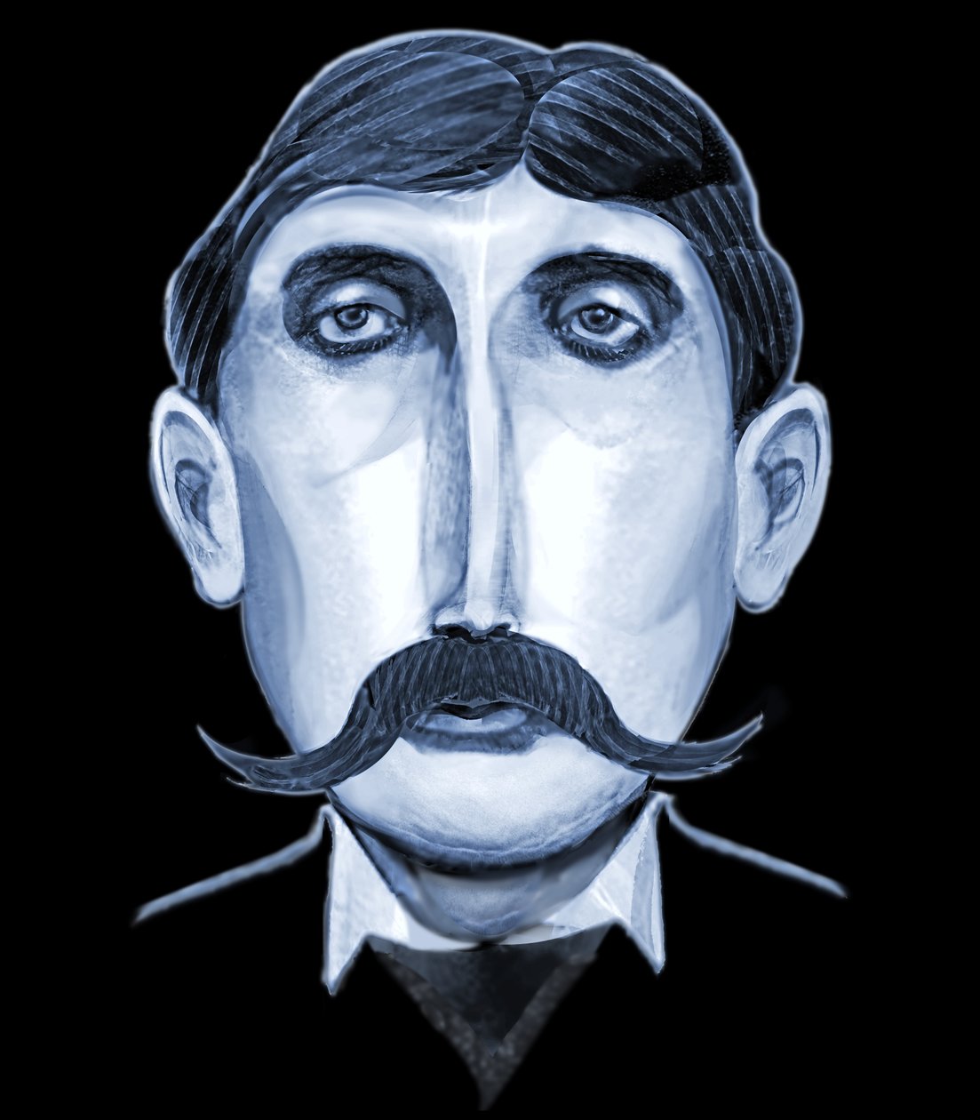 Marcel Proust, 2021 (digital) de Neale Osborne