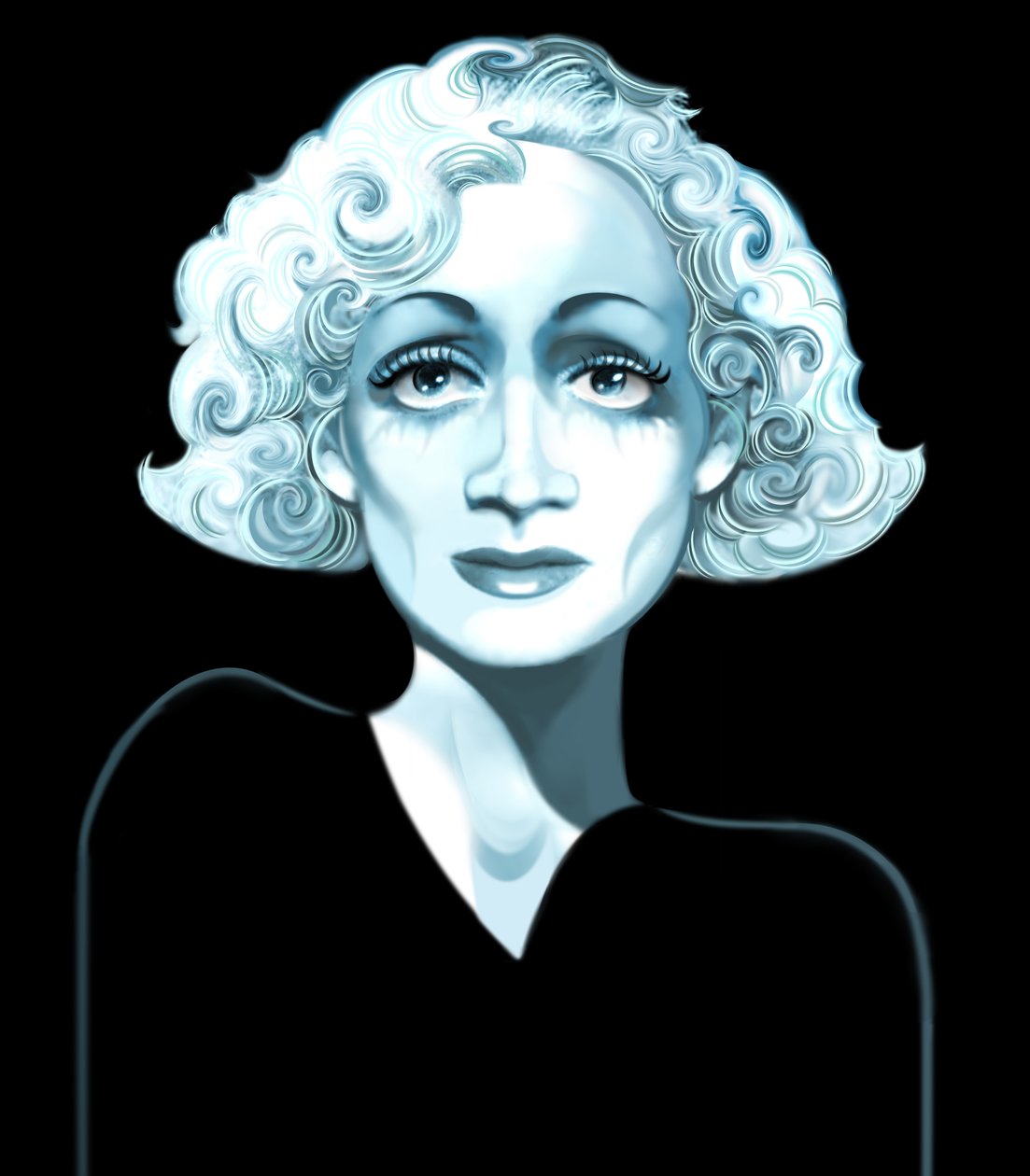 Marlene Dietrich, 2021 (digital) de Neale Osborne