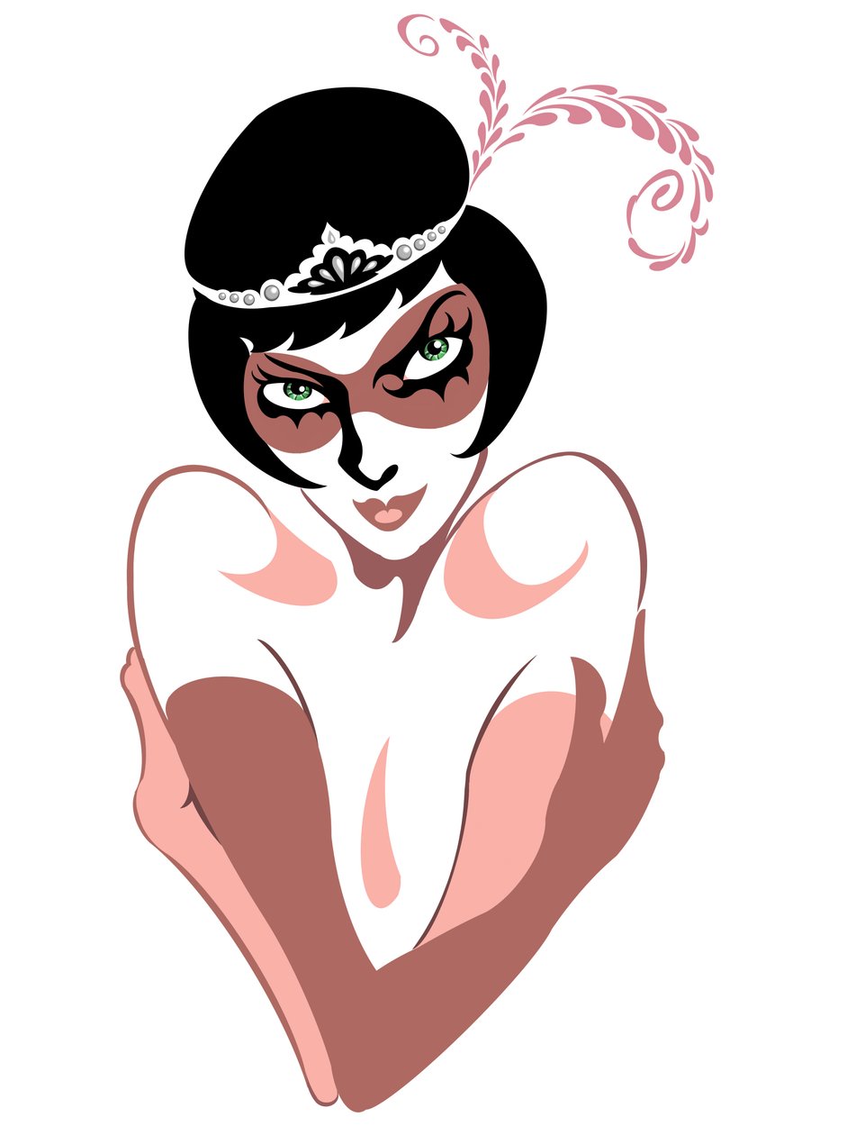 Melindrosa mascarada, 2016 (digital) de Neale Osborne