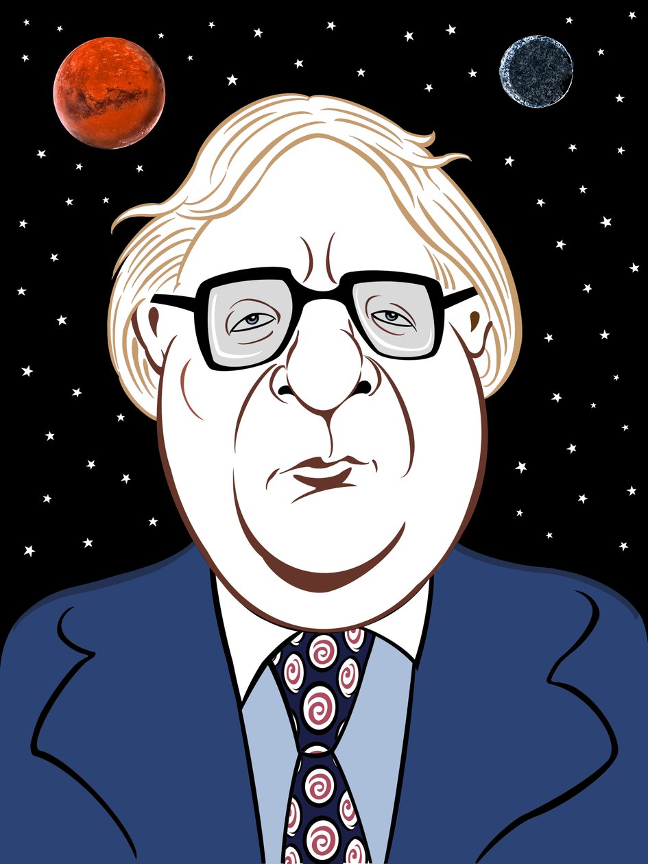Ray Bradbury, 2019 (digital) de Neale Osborne