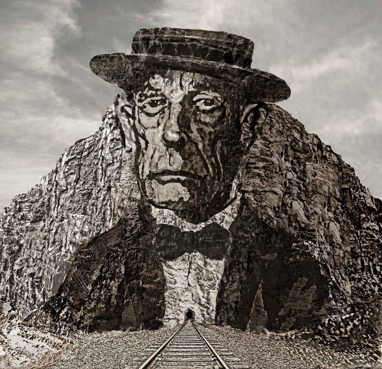 A Grande Face de Pedra, 2021 (digital) de Neale Osborne