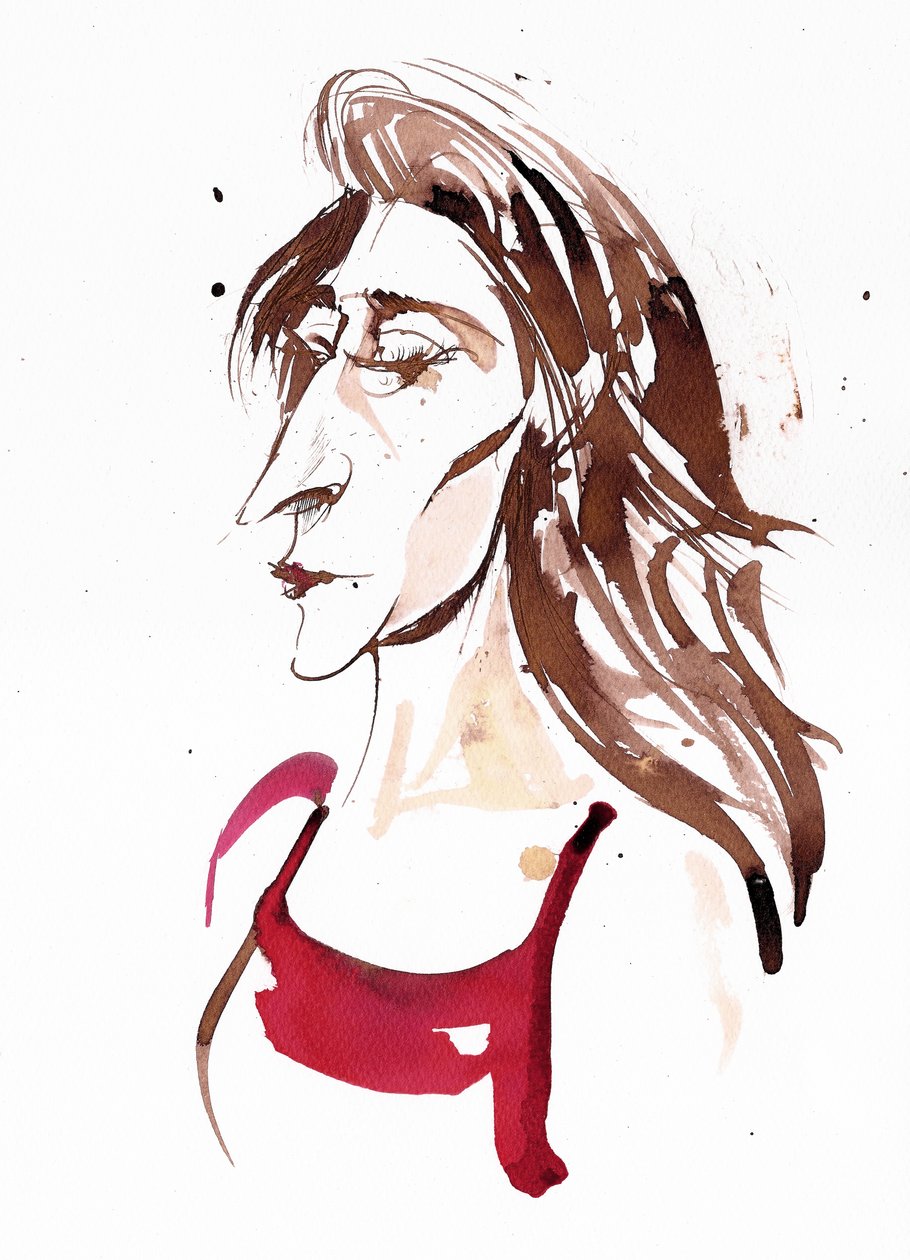Véronique Gens, 2025 (tinta) de Neale Osborne