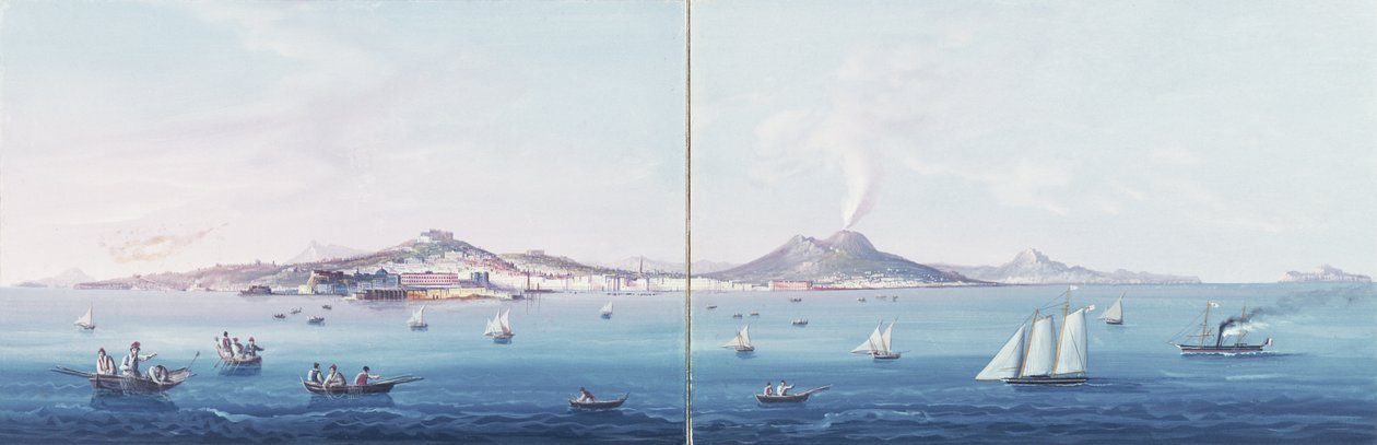 A Baía de Nápoles de Neapolitan School