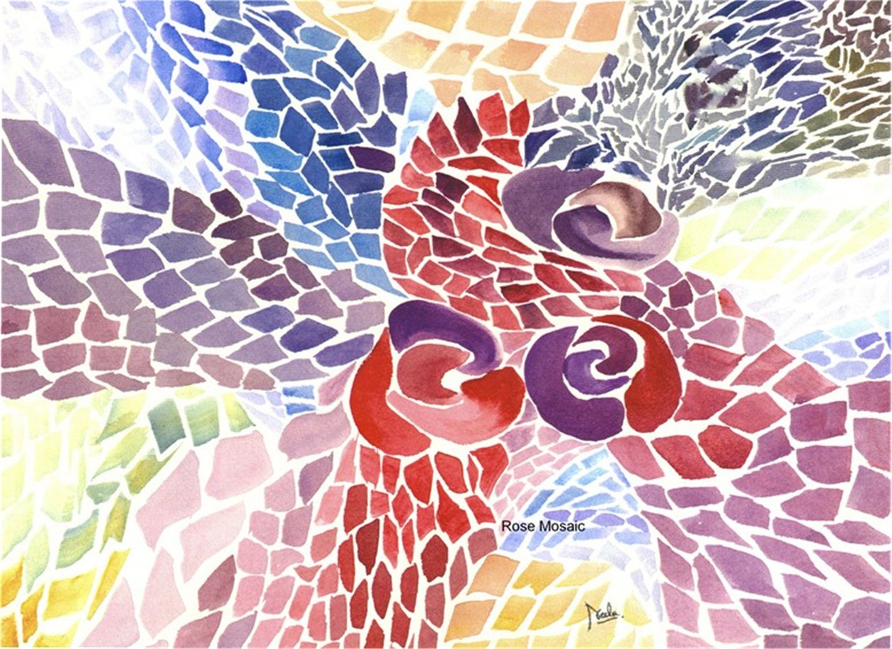 Rose Mosaic de Neela Pushparaj