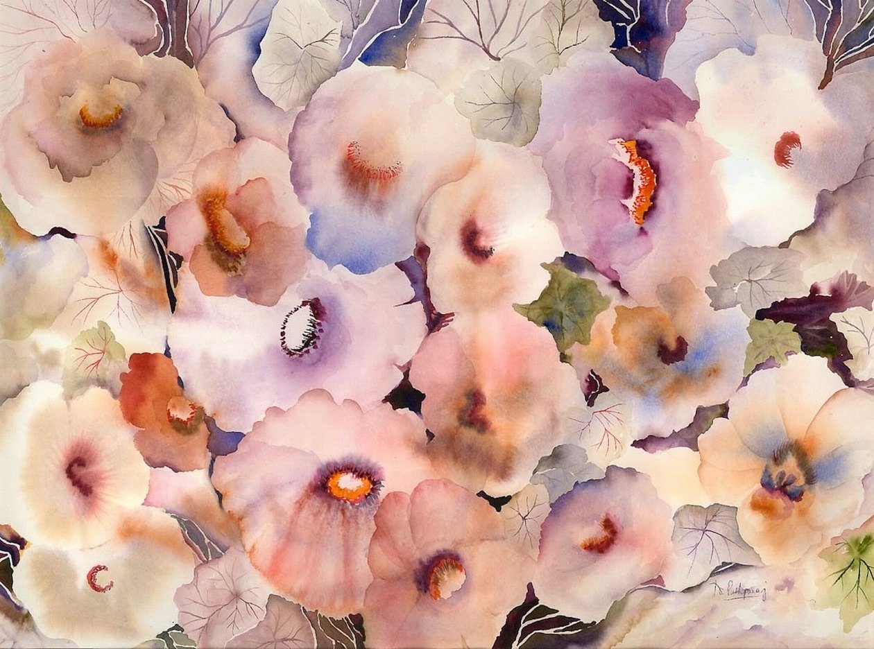 sonhos florais de Neela Pushparaj