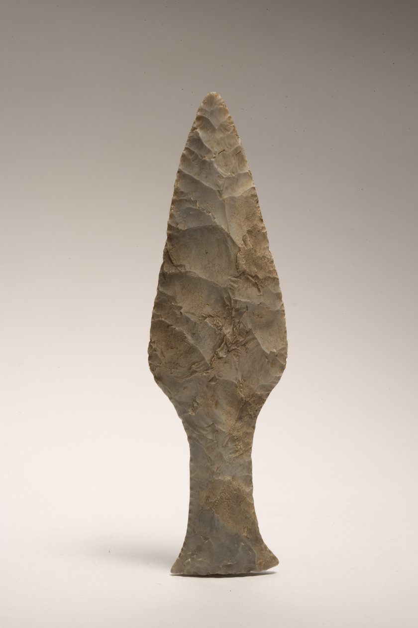 Adaga, da Dinamarca, c.4000-3000 aC (sílex) de Neolithic