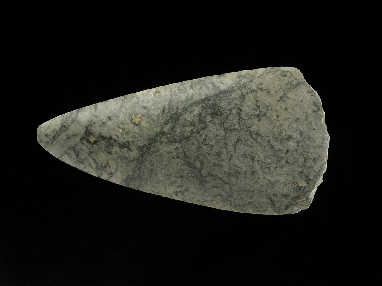 Machado de jadeíte, período neolítico (Europa Central), c.5500-c.1800 aC (jadeíta) de Neolithic