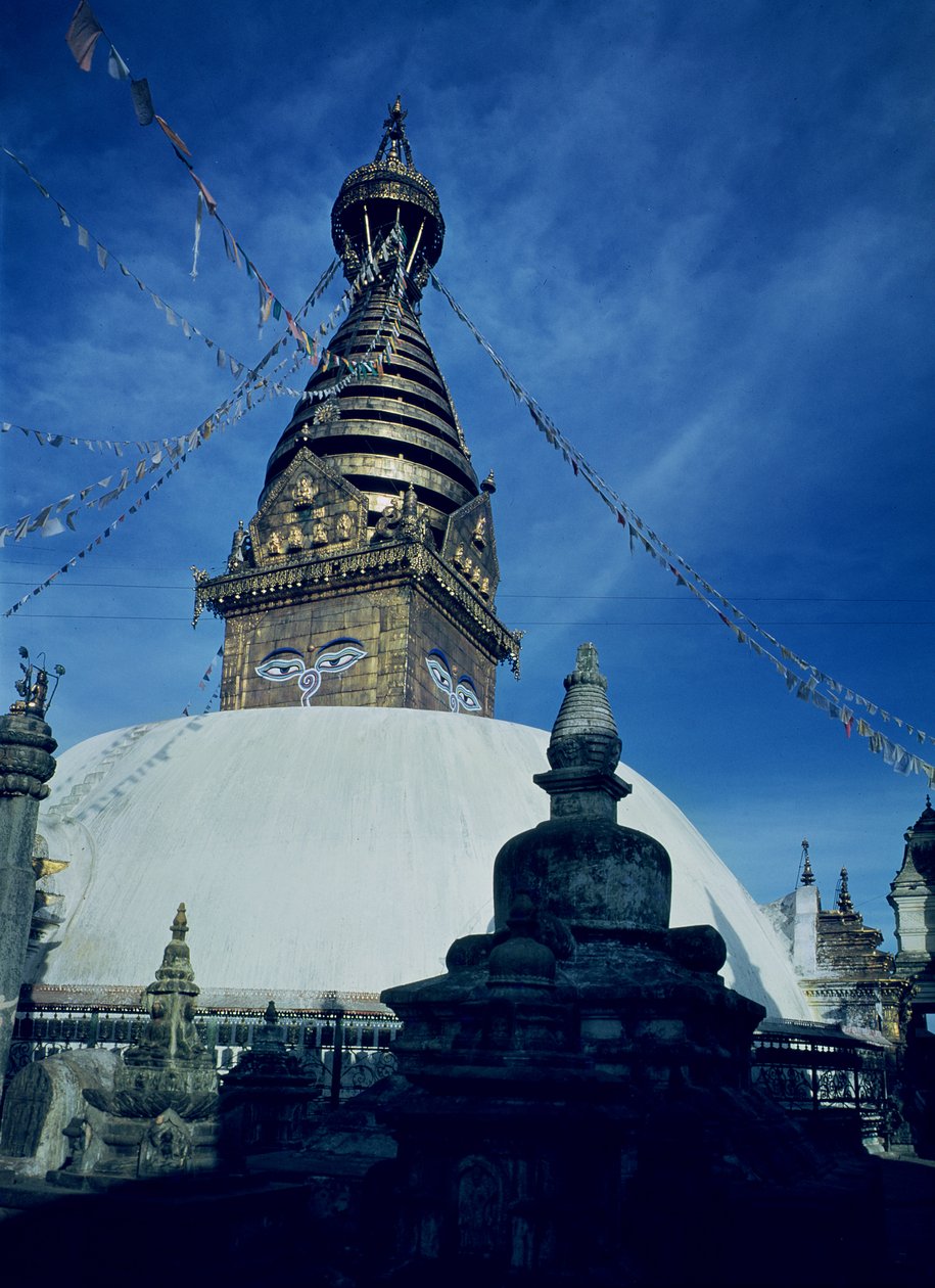 Swamyambunath Stupa de Nepalese School
