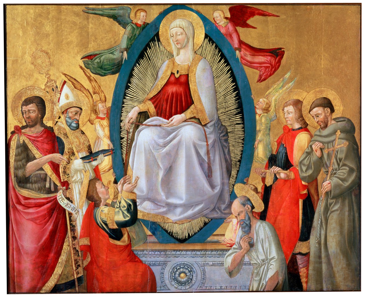 A Assunção da Bem-Aventurada Virgem Maria, 1464-1465 de Neri di Bicci