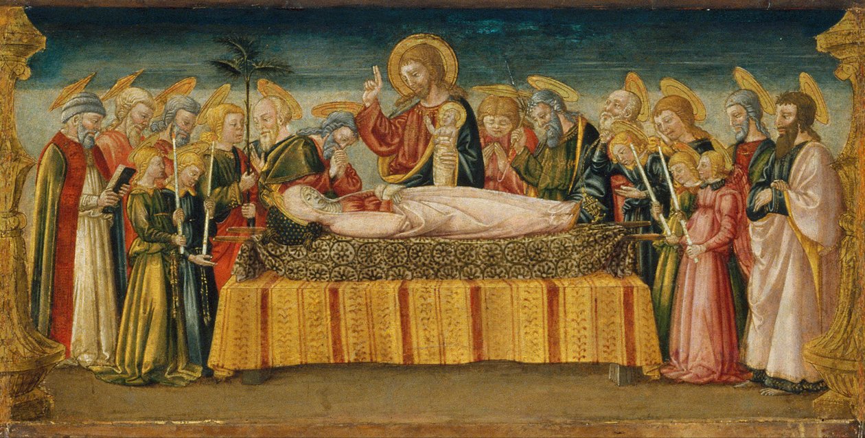 A Dormição da Virgem de Neri di Bicci