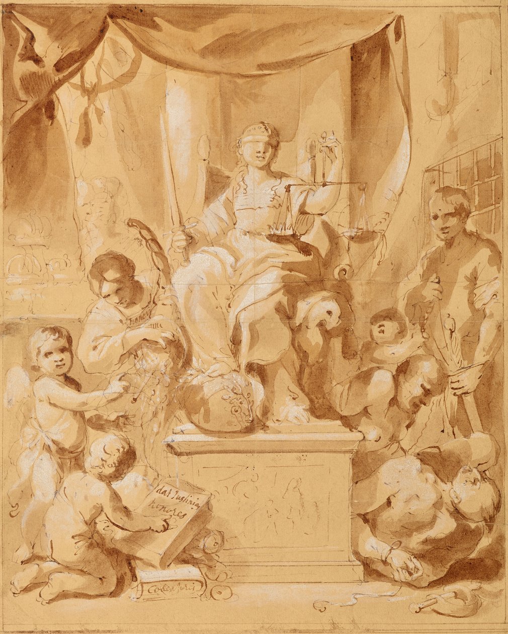 Alegoria da justiça de Leopold Blonder