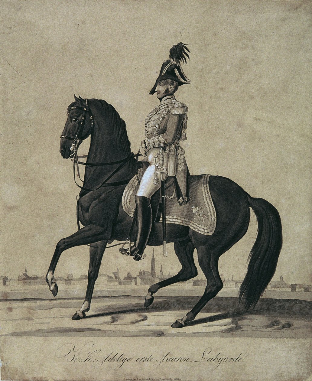 Guarda-costas Arcièren a cavalo de Leopold Blonder