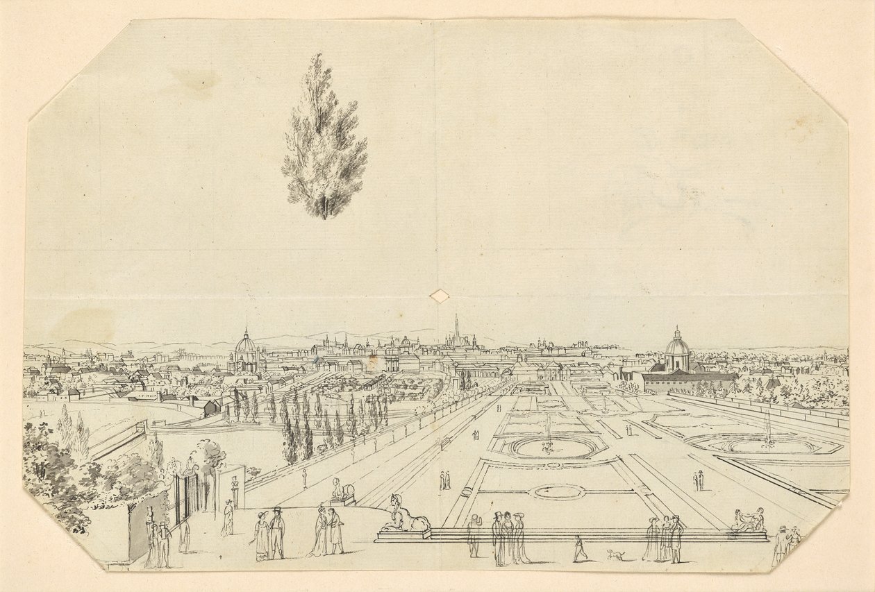 Vista de Viena do Belvedere de Leopold Blonder