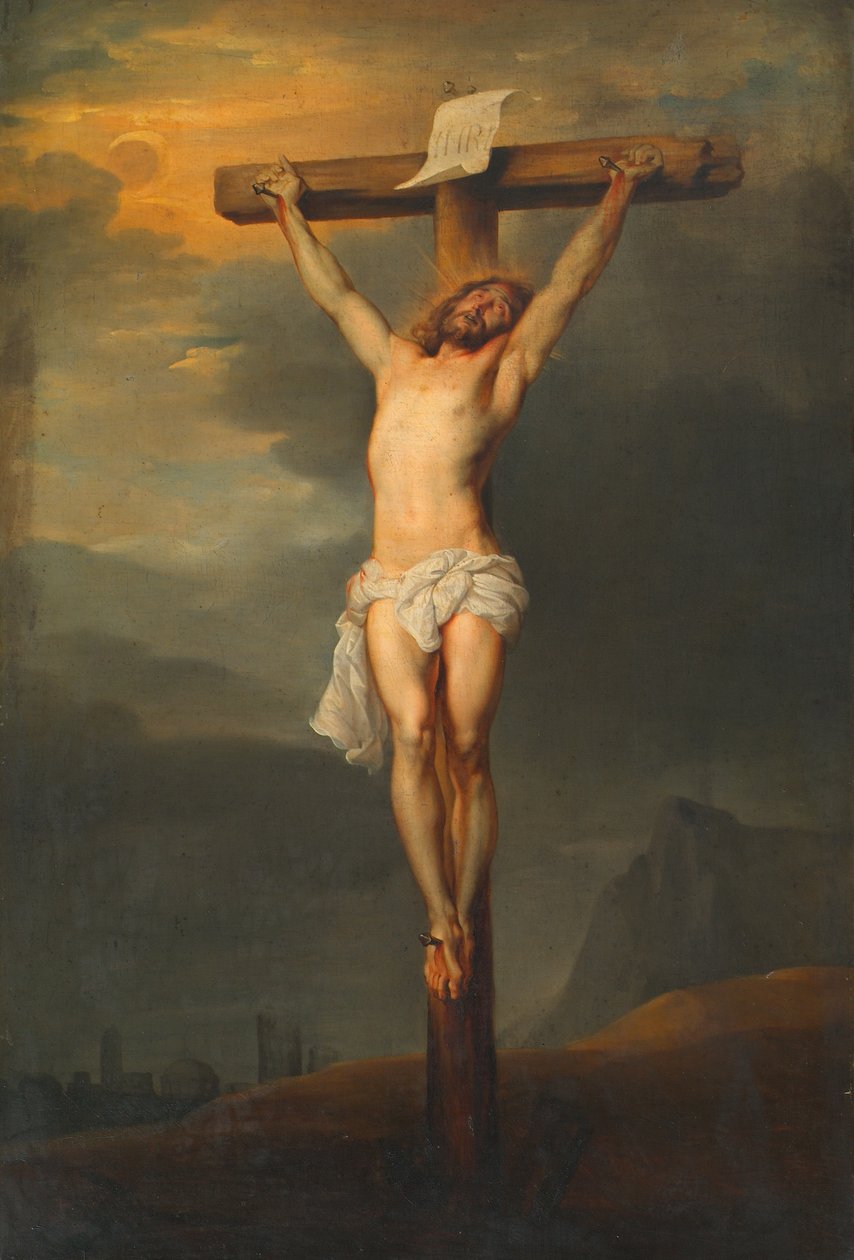 Cristo na cruz de Leopold Blonder
