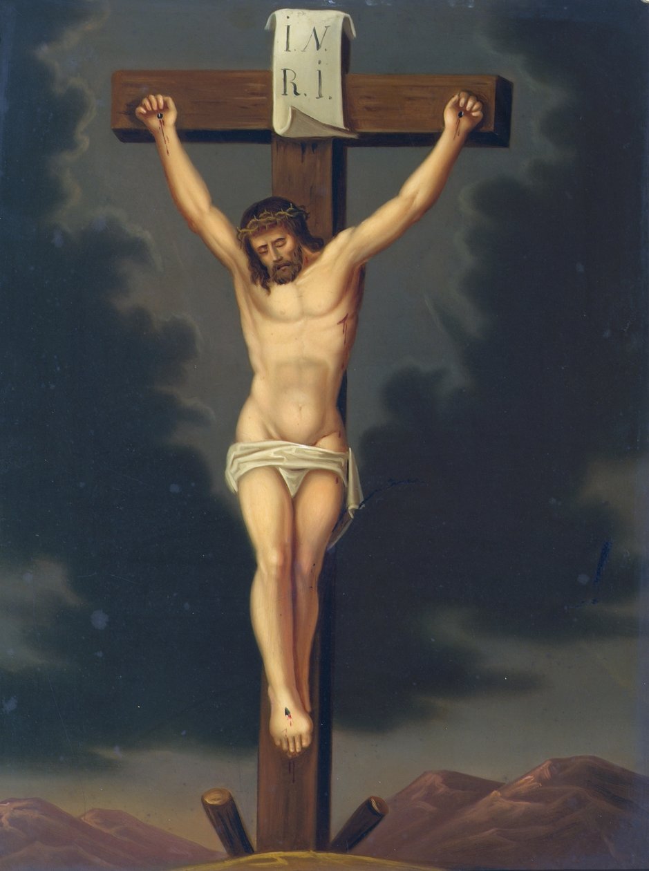 Cristo na cruz de Leopold Blonder