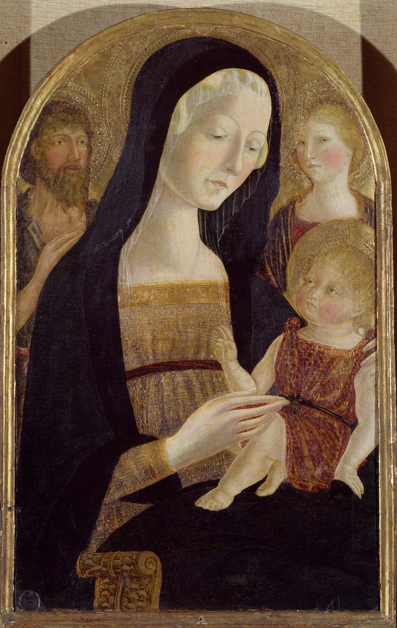 Nossa Senhora e Criança com os Santos João Baptista e Maria Madalena, de Neroccio de Bartolomeo de