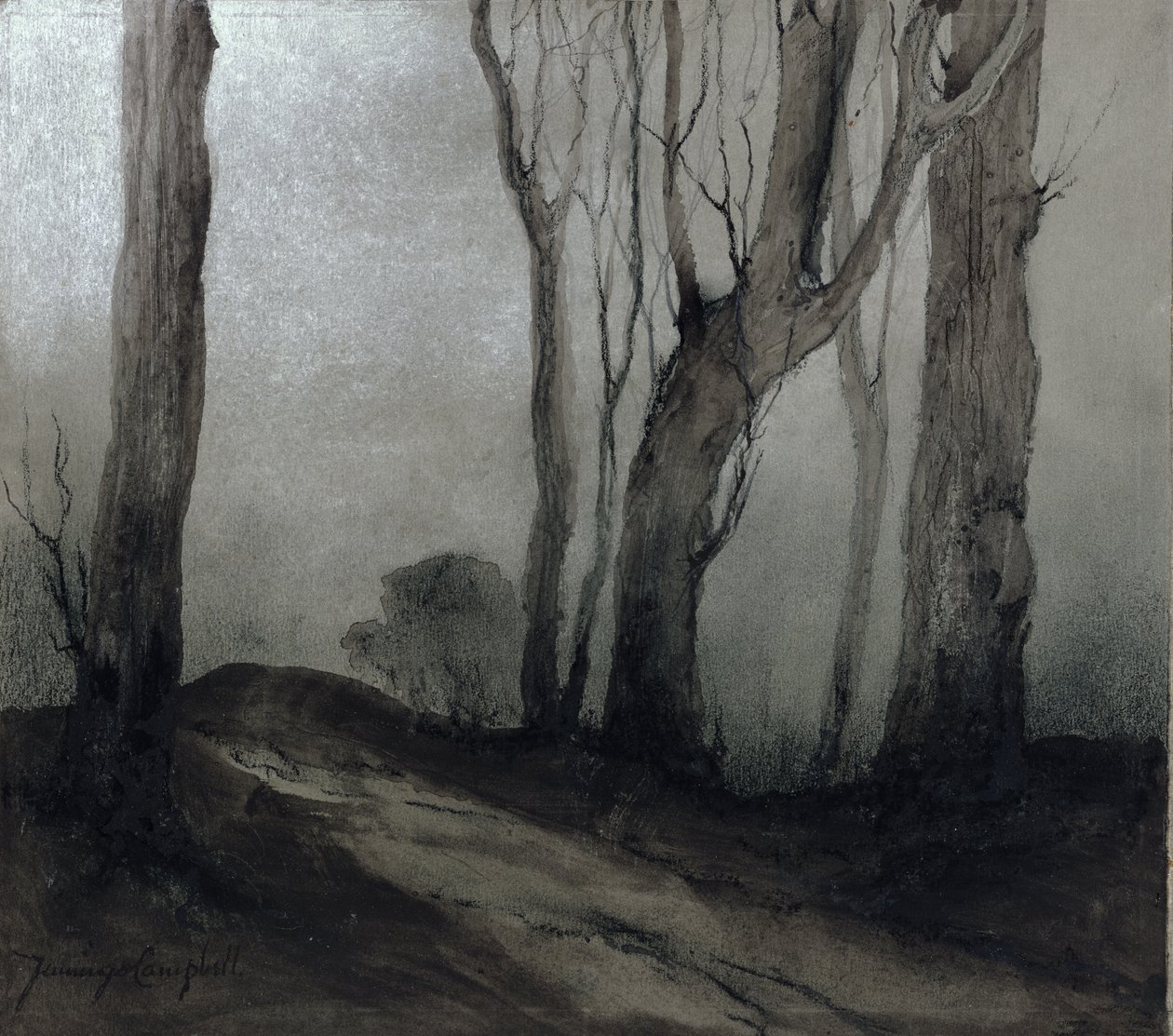 Sombras da noite (pastel) de Nesta Jennings Campbell