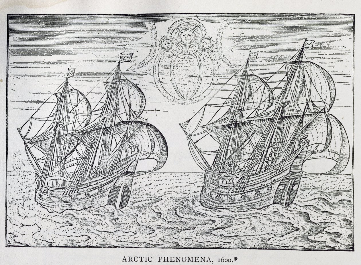 &39;Fenômenos Árticos&39;, de Gerrit de Veer Descrição de suas viagens, Amsterdã, 1600 de Netherlandish School