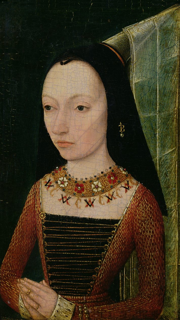 Margarida de York (1446-1503) Duquesa de Borgonha, c.1477 de Netherlandish School