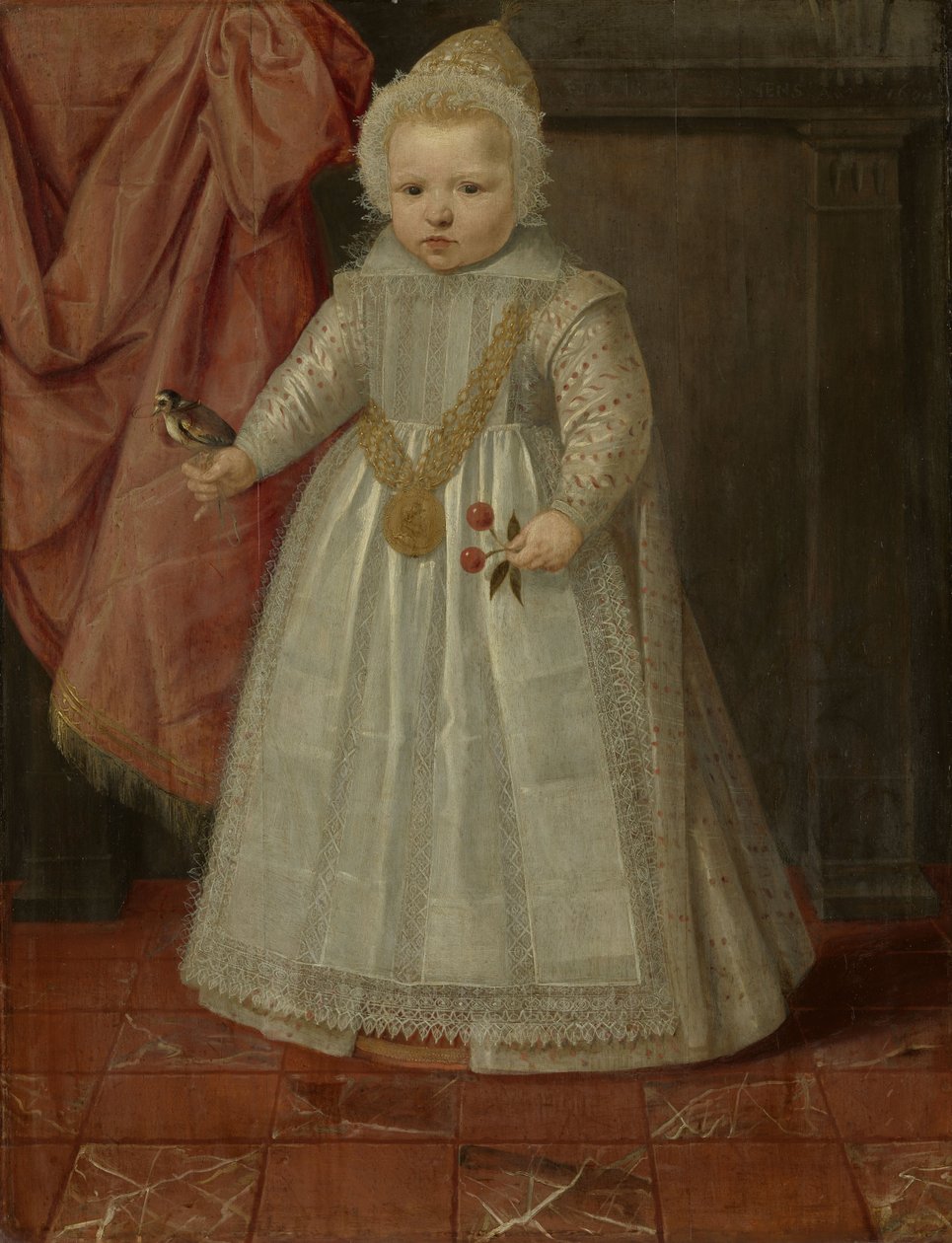Retrato de um menino, possivelmente Louis de Nassau, 1604 de Netherlandish School