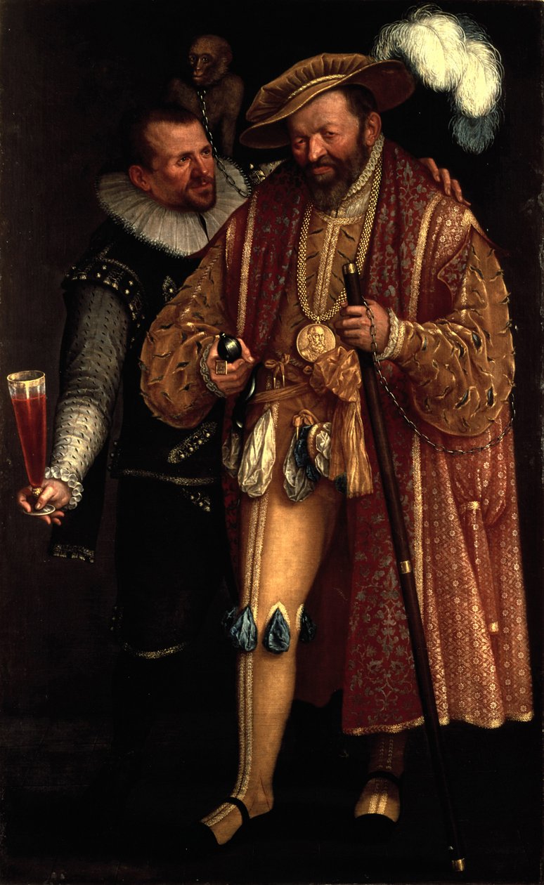 Dois tolos, c.1600 de Netherlandish School