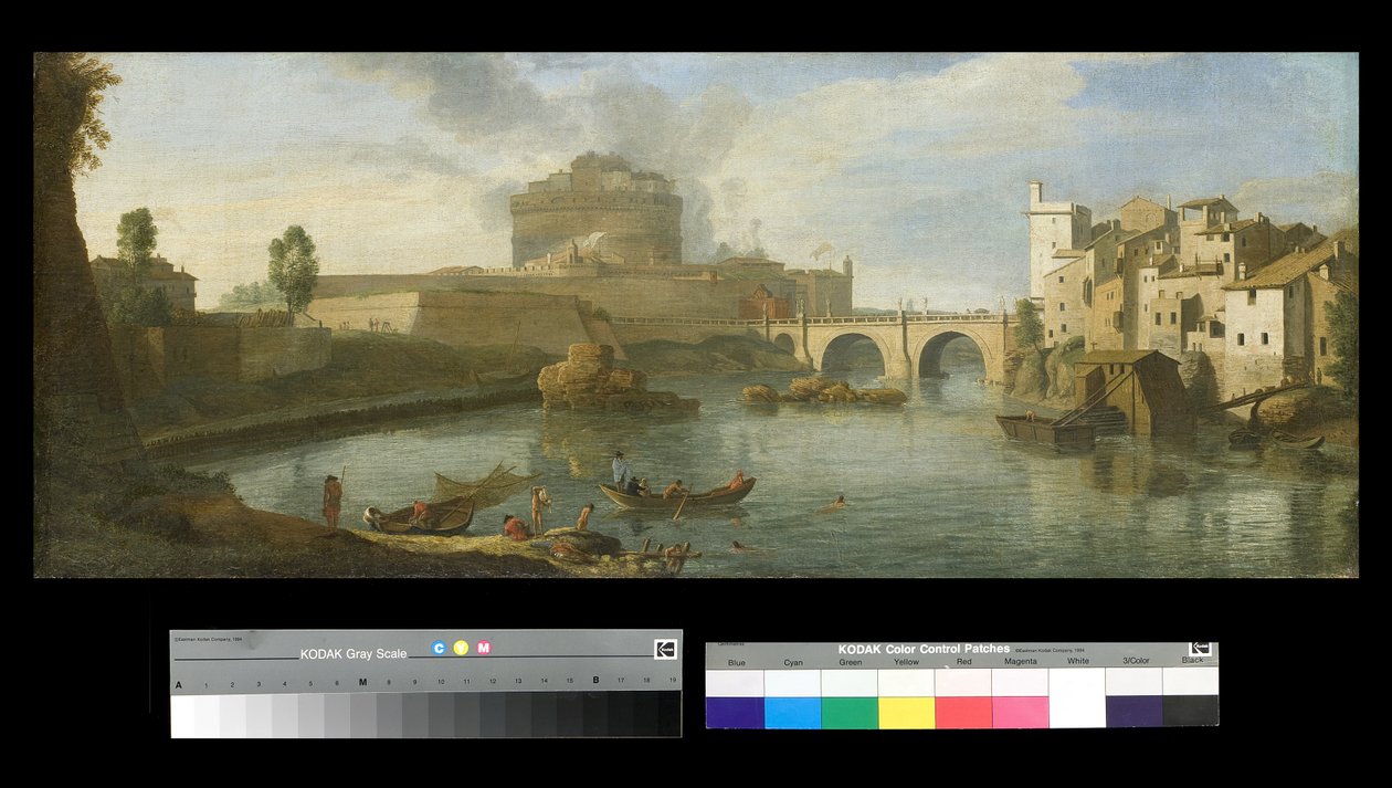 Vista de Castel Sant "Angelo, 1700-15 de Netherlandish School