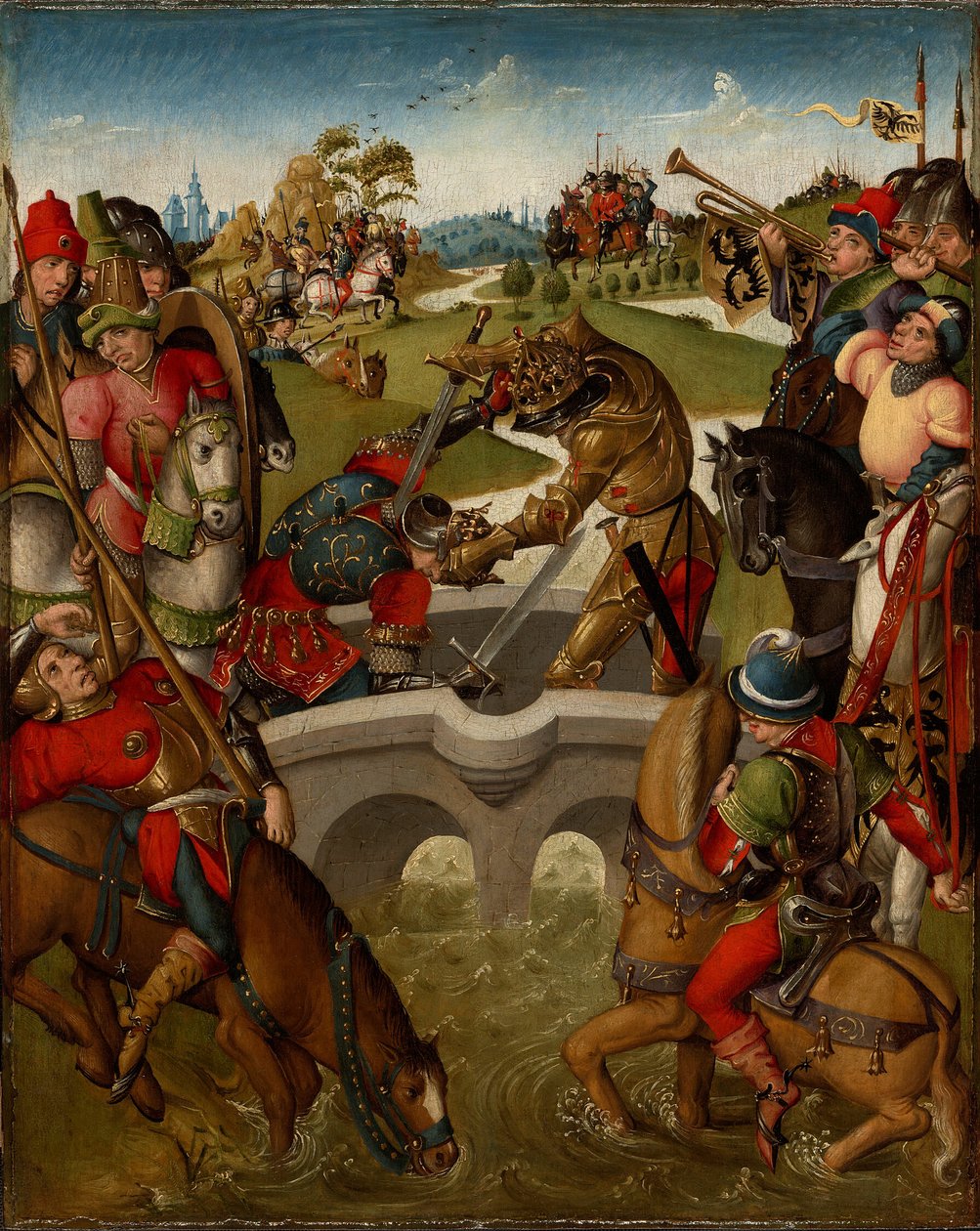 O imperador Heráclio mata o rei da Pérsia de Netherlandish