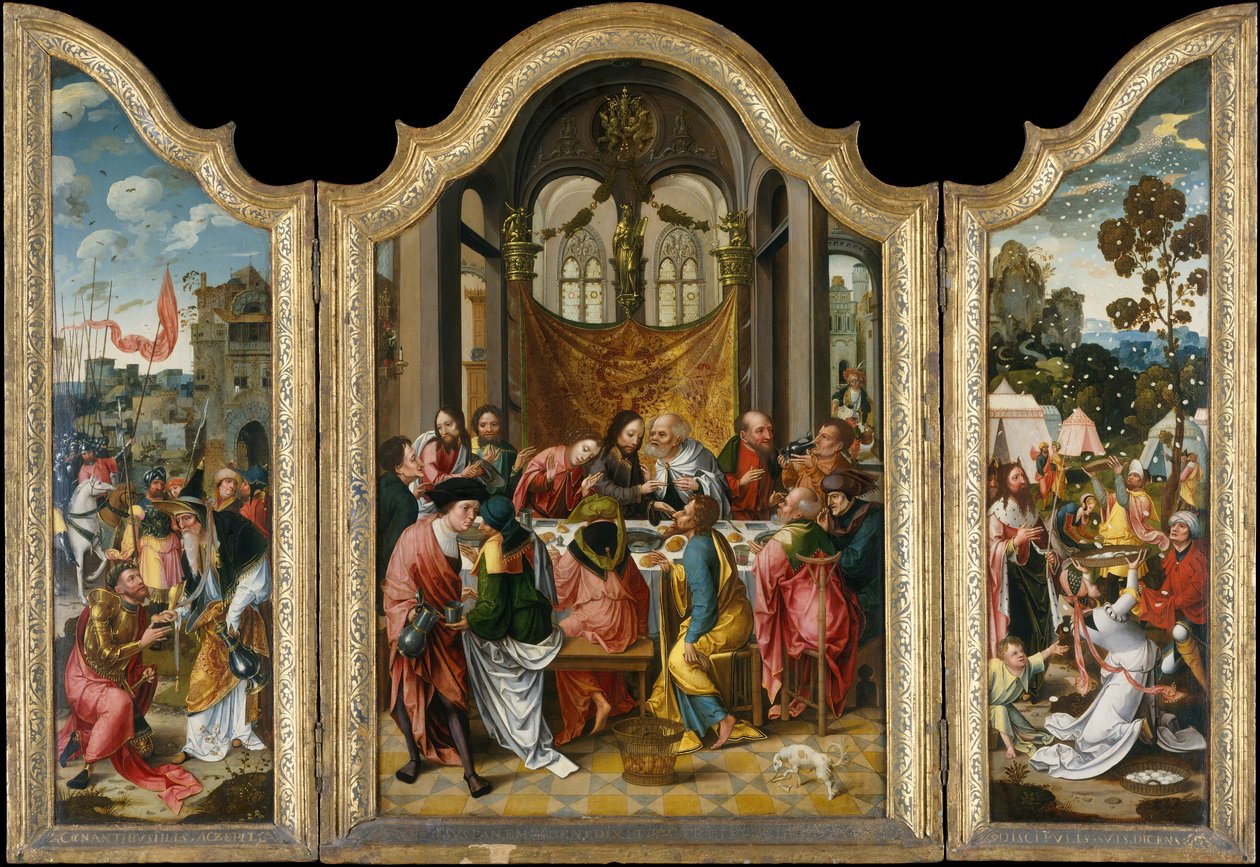 A Última Ceia, 1515-20. de Netherlandish
