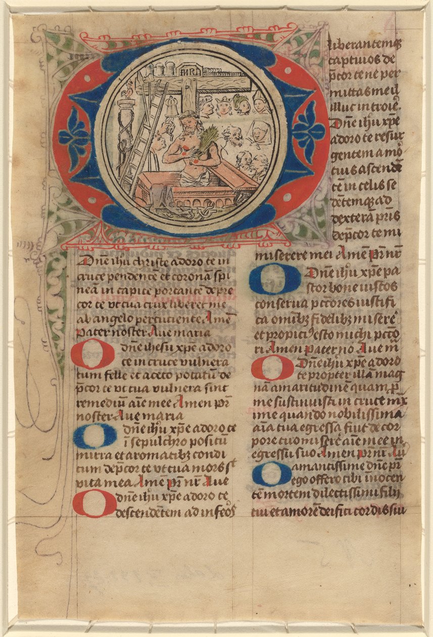 Cristo como o Homem de Dores de Netherlandish 15th Century