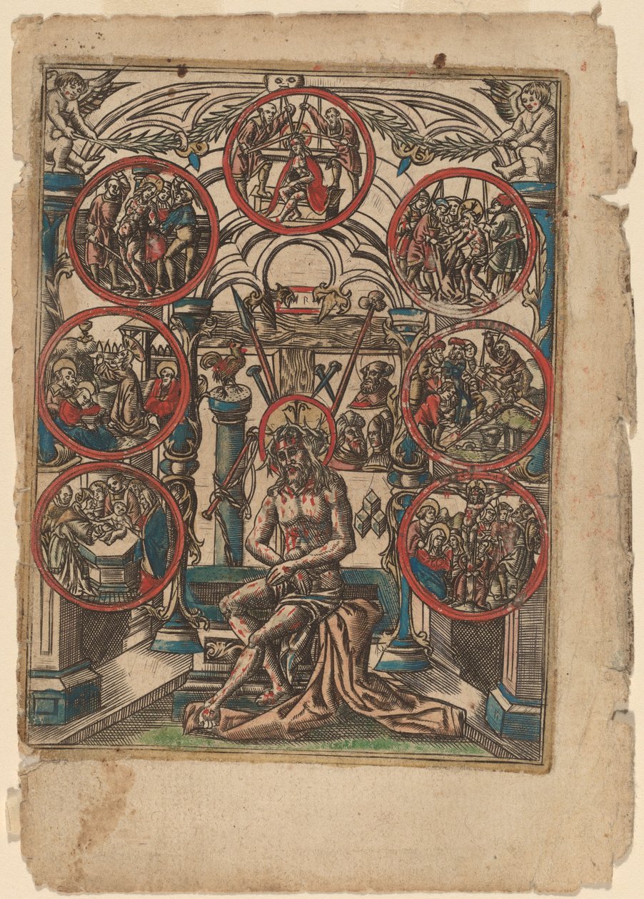 Cristo como o Homem de Dores de Netherlandish 16th Century