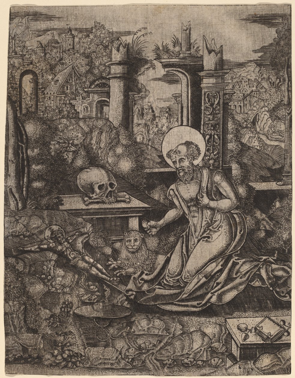 São Jerônimo de Netherlandish 16th Century