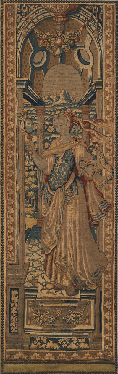 As Quatro Virtudes Cardeais: Prudência de Netherlandish 16th Century