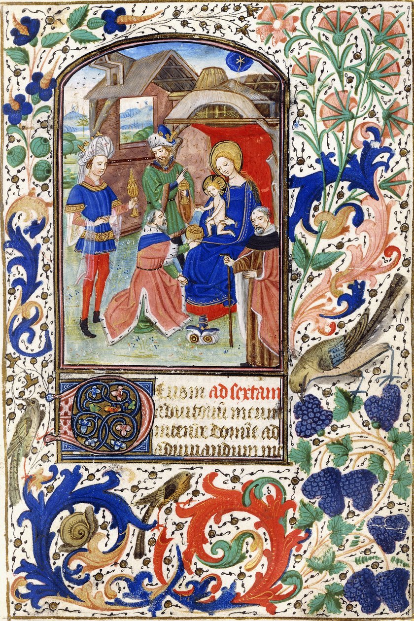 Adoração dos Magos, c.1450 de Netherlandish School