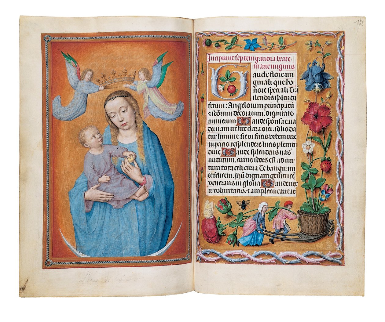 Livro de horas, Ghent ou possivelmente Bruges, c.1505 de Netherlandish School