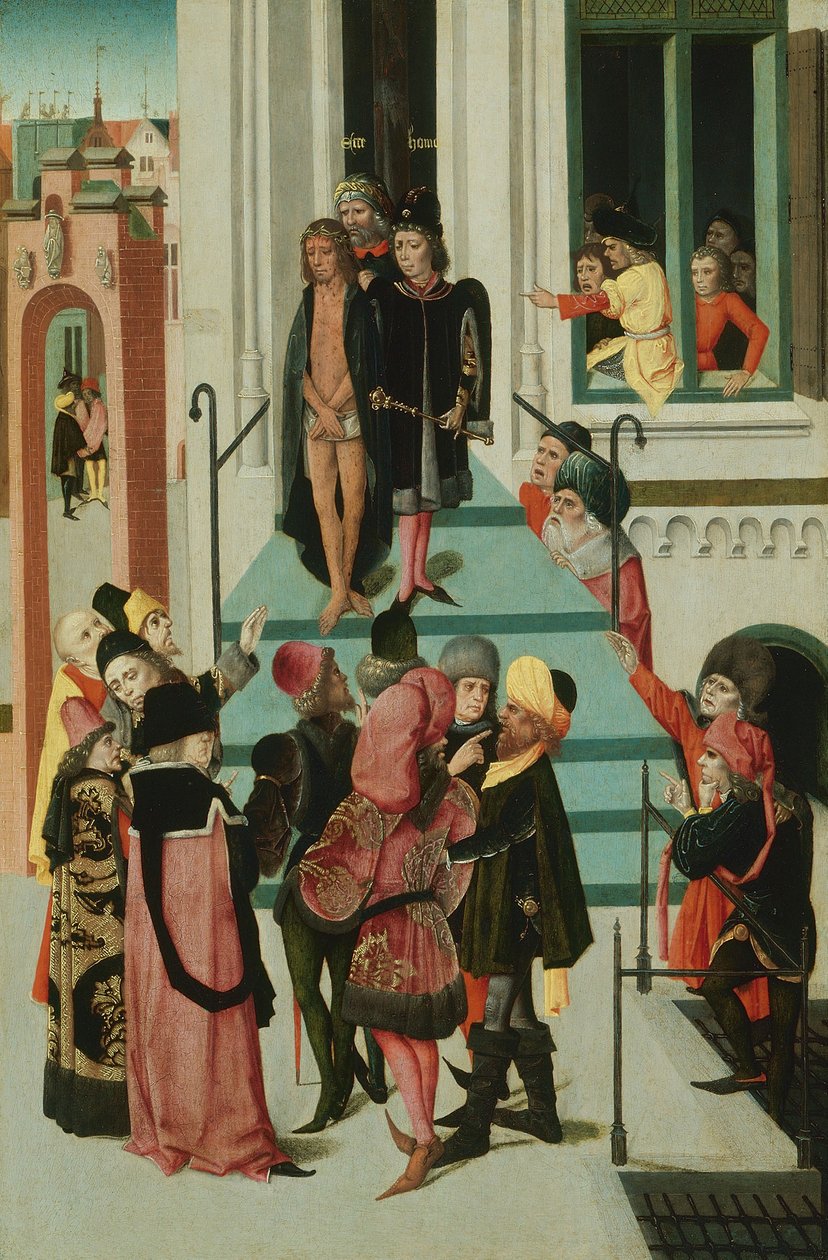 Cristo apresentado ao povo de Netherlandish School