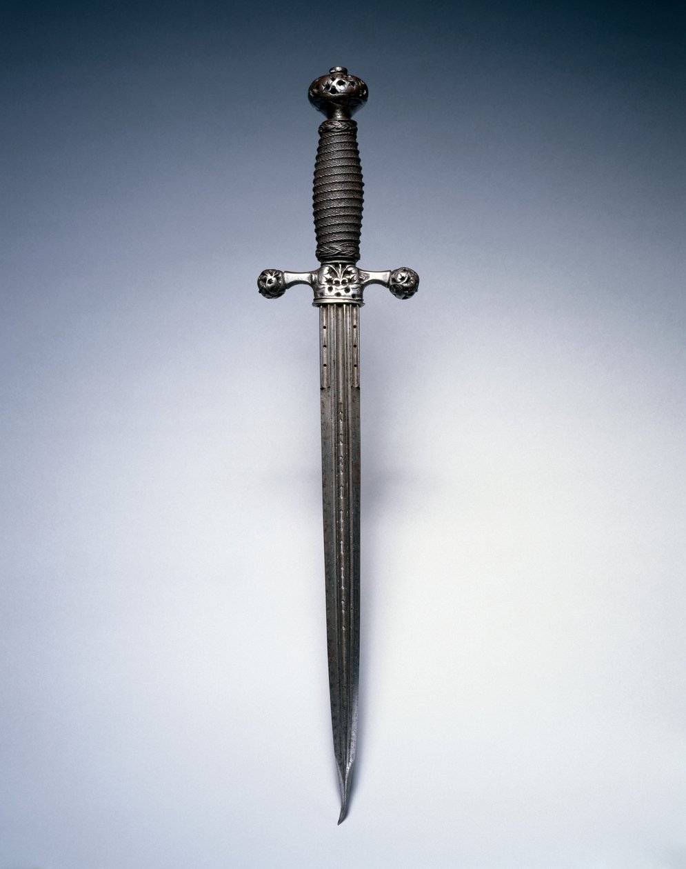Adaga, c.1620-50 (aço com cabo de arame) de Netherlandish School