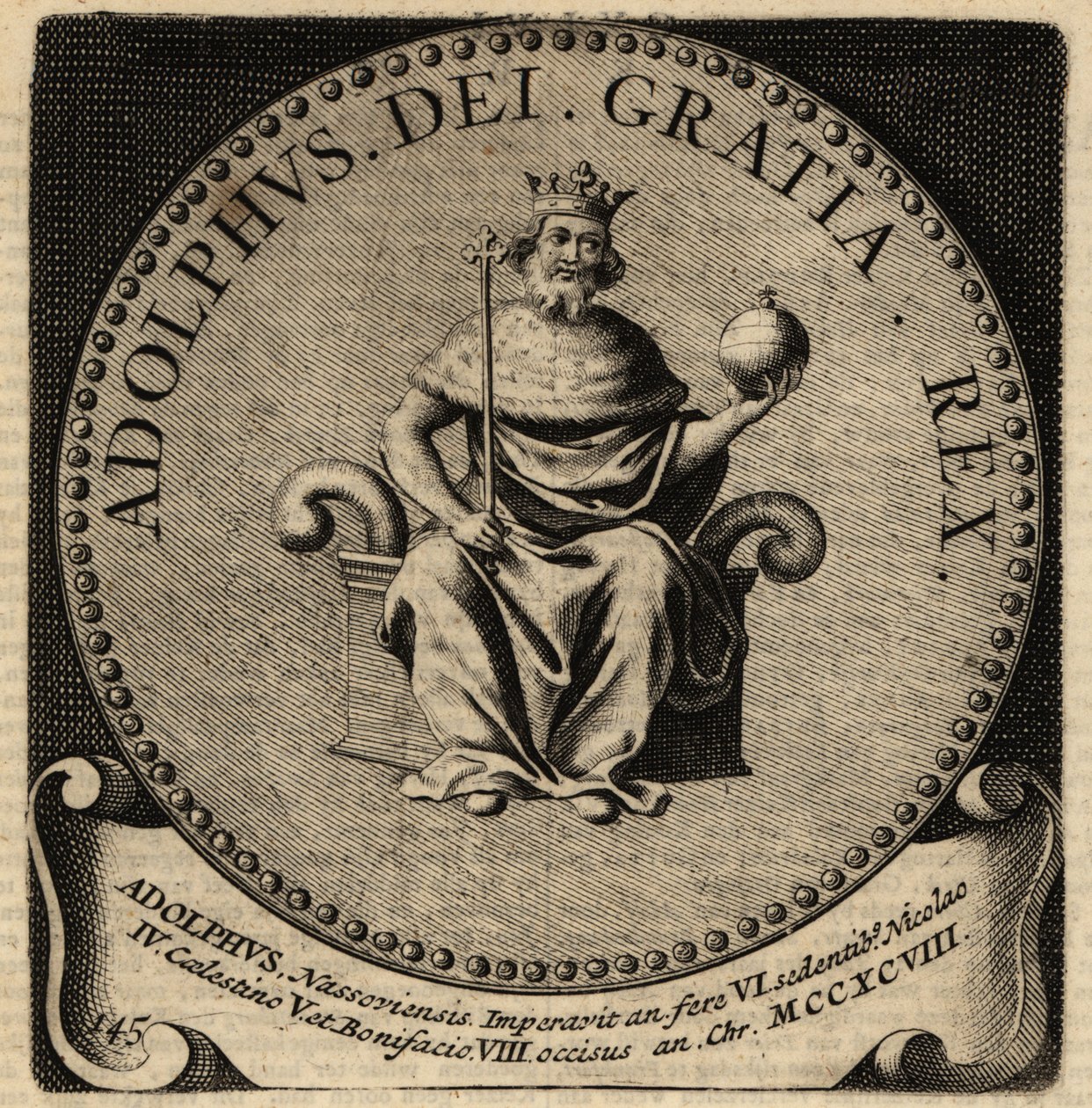 Santo Imperador Romano Adolfo. de Netherlandish School