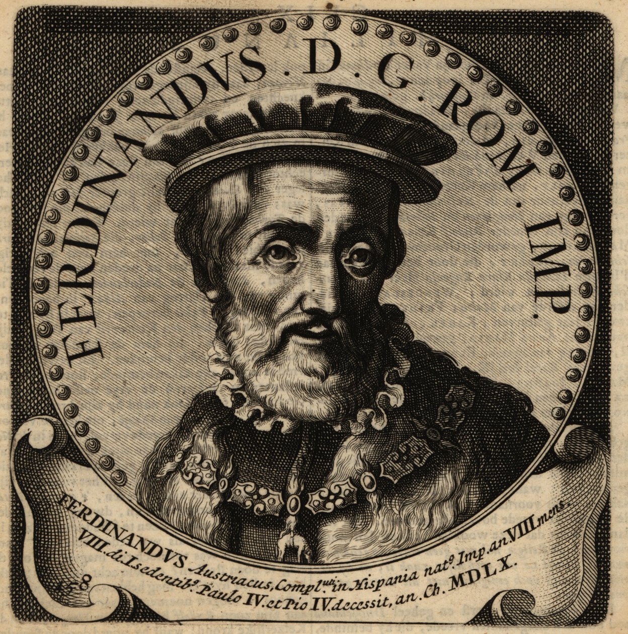 Santo Imperador Romano Fernando I. de Netherlandish School