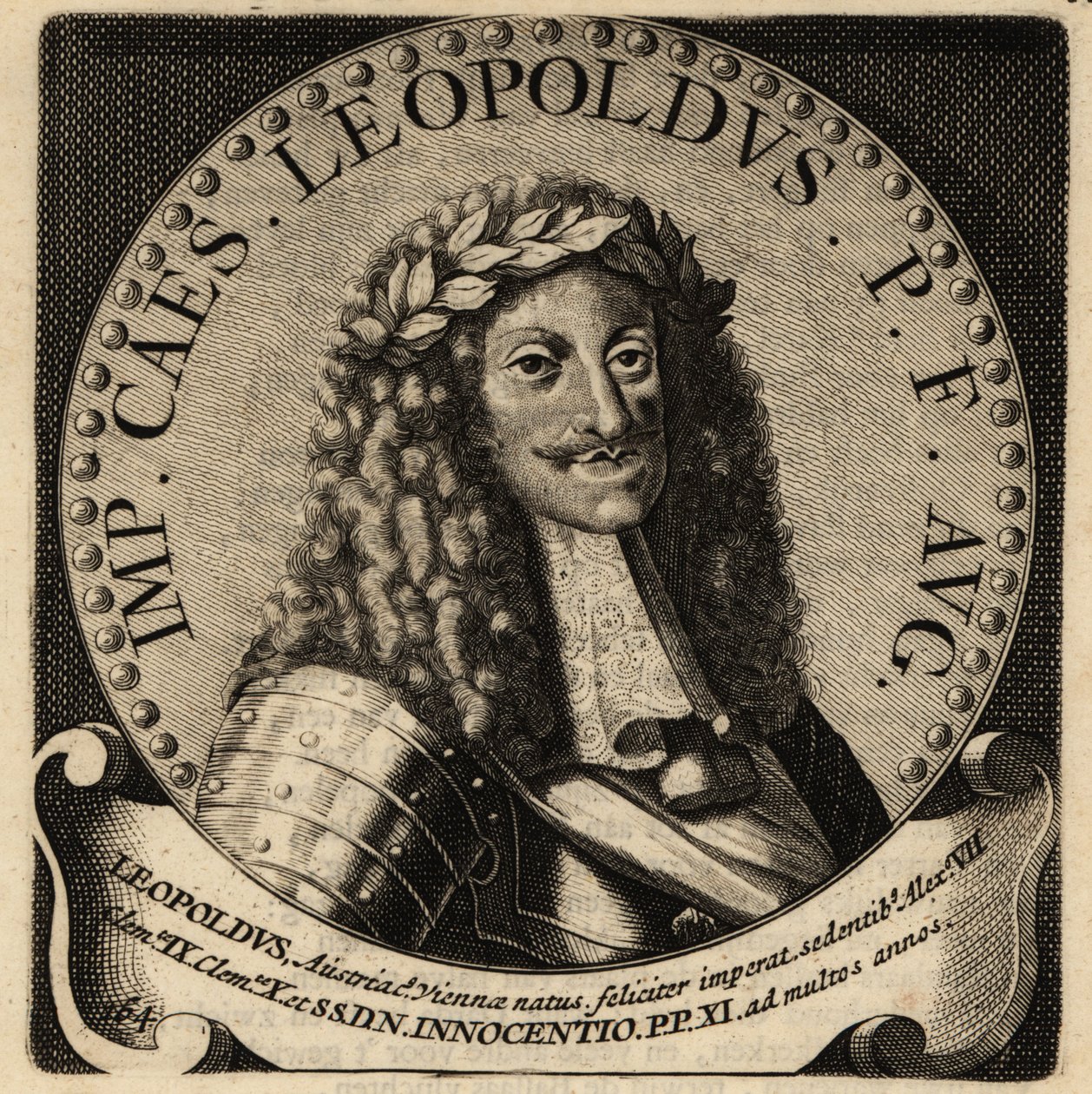Santo Imperador Romano Leopoldo I. de Netherlandish School