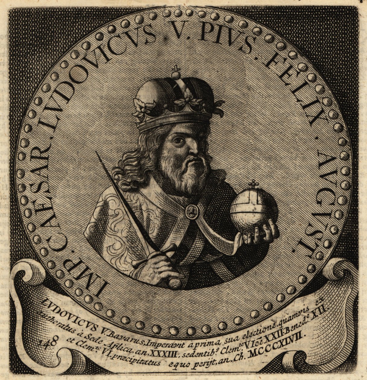 Santo Imperador Romano Luís IV. de Netherlandish School