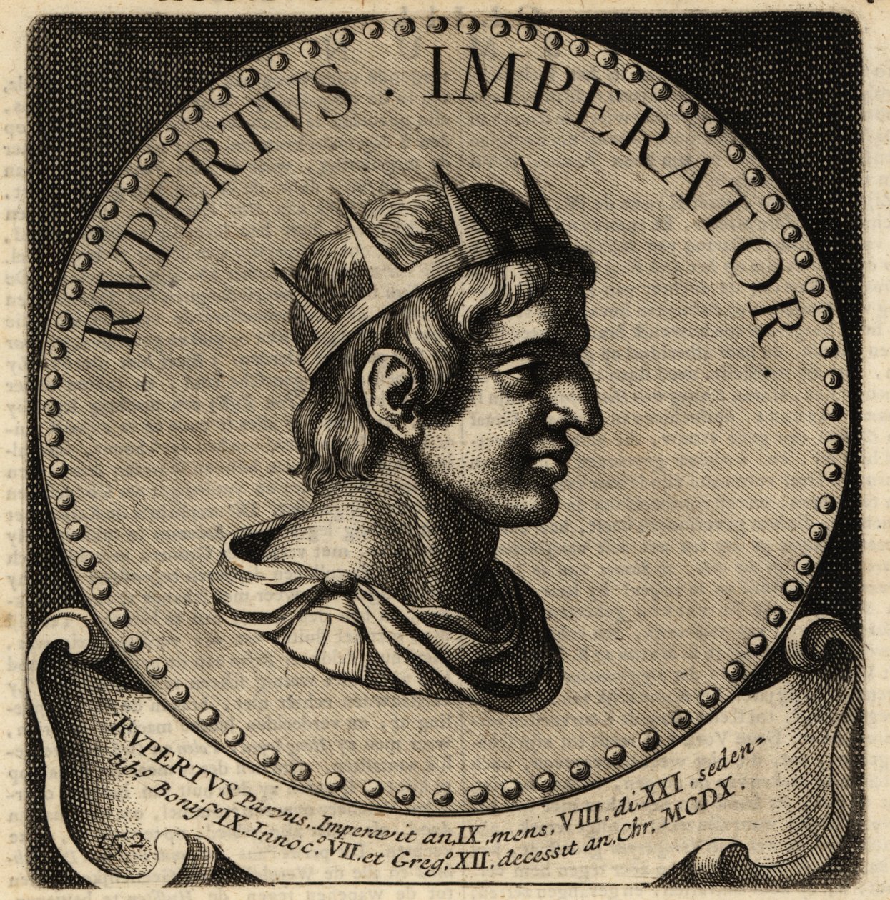 Santo Imperador Romano Rupert. de Netherlandish School
