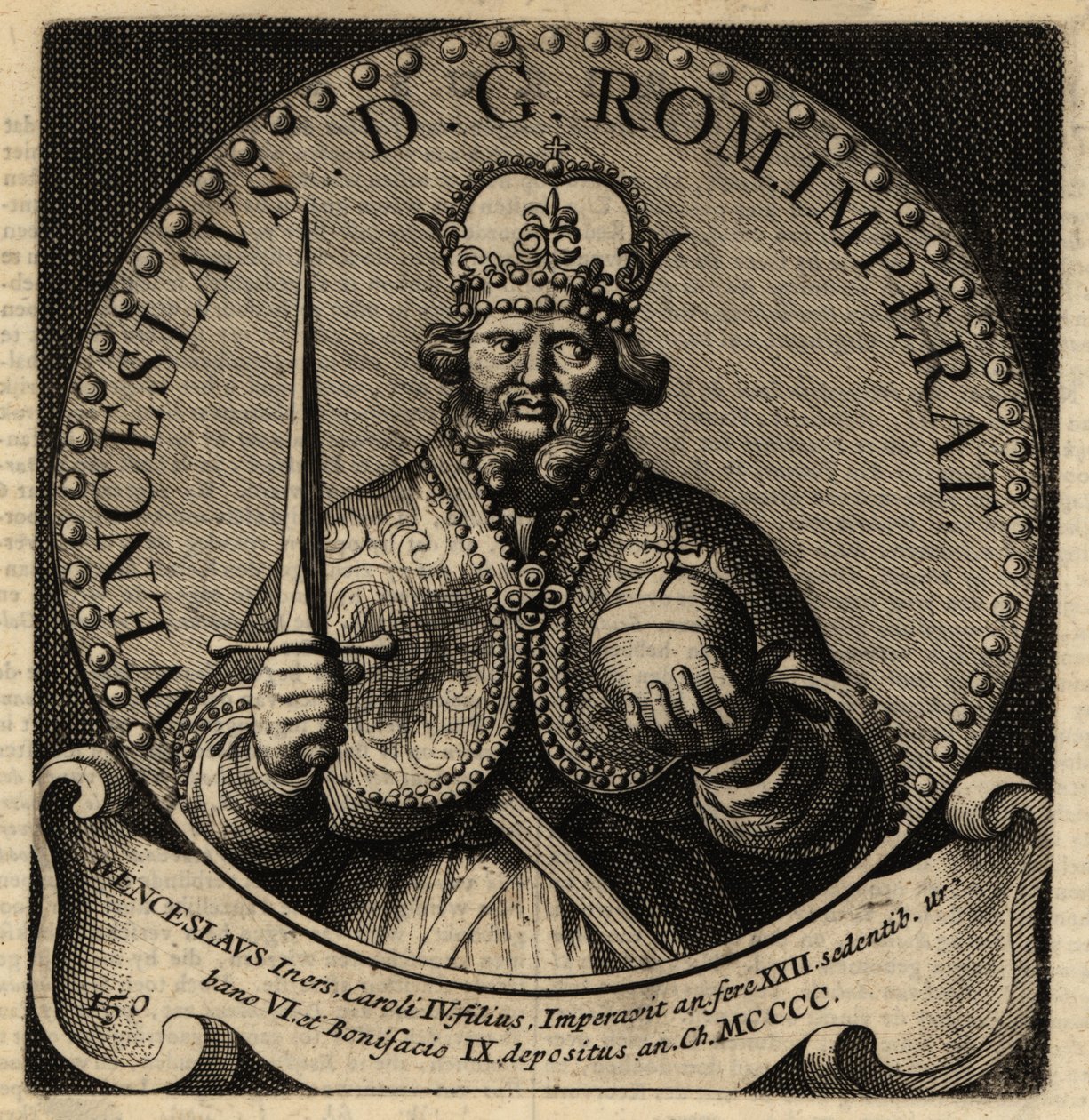 O Santo Imperador Romano Venceslau IV. de Netherlandish School