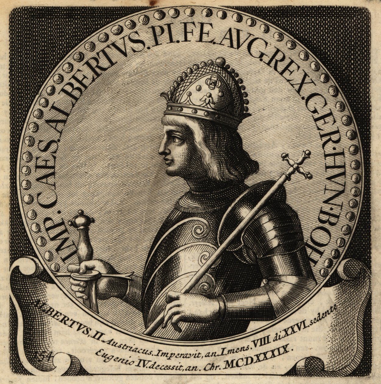 Rei Alberto II da Alemanha. de Netherlandish School