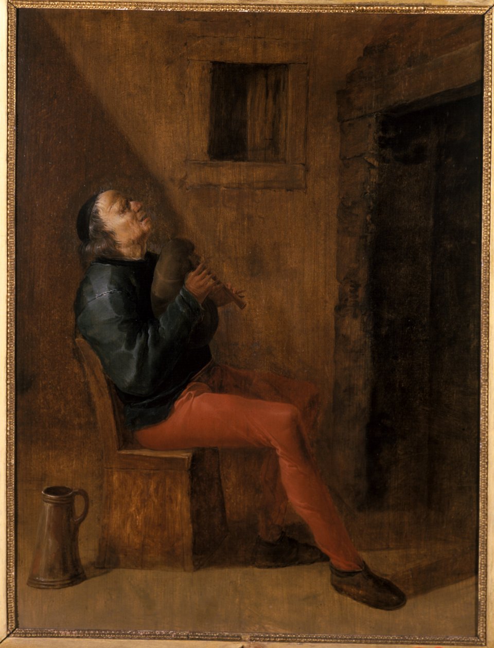 Velho jogador de gaita de fole de Netherlandish School