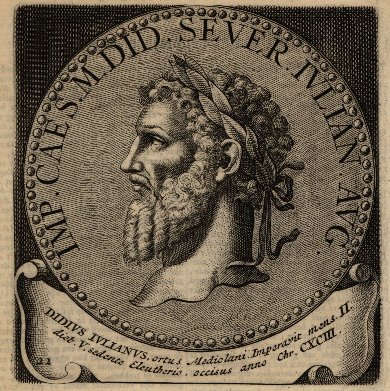 Retrato do Imperador Romano Didius Julianus. de Netherlandish School