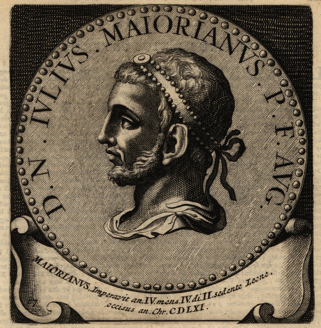 Retrato do Imperador Maior romano. de Netherlandish School